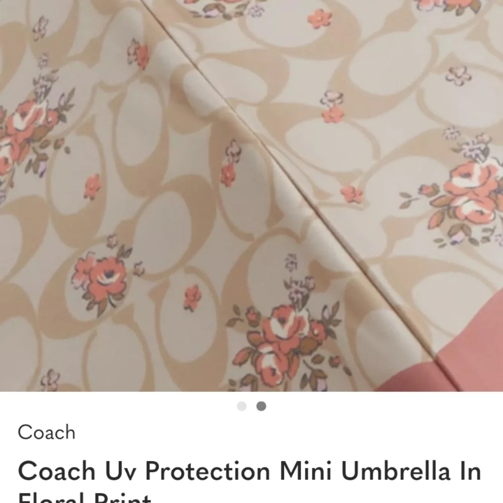🏵️Spring Showers Are Coming🏵️ Coach Mini Umbrella w/Cover - Picture 3 of 6